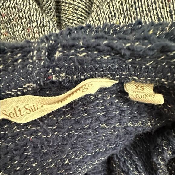 Soft Surroundings Lazy Day Terry Lounge Dress in Navy | XS - Picture 5 of 12